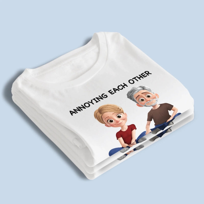 Custom Unisex T-shirt, Premium T-shirt, Hoodie - Personalized Anniversary Wedding Gifts For Husband And Wife, Him And Her - Still Driving Each Other Crazy