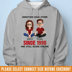 Custom Unisex T-shirt, Premium T-shirt, Hoodie - Personalized Anniversary Wedding Gifts For Husband And Wife, Him And Her - Partners In Crime Since Forever