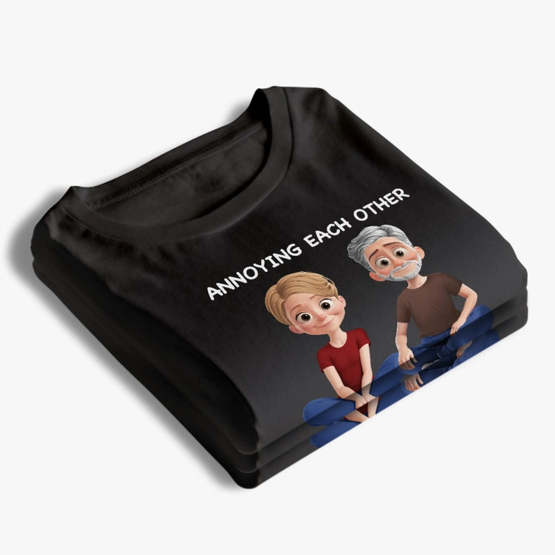 Custom Unisex T-shirt, Premium T-shirt, Hoodie - Personalized Anniversary Wedding Gifts For Husband And Wife, Him And Her - Partners In Crime Since Forever
