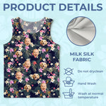 Custom Photo Tanktop - Personalized Summer Vacation And Travel Gifts For Family - Loud, Proud, And Tropical