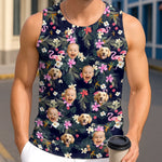 Custom Photo Tanktop - Personalized Summer Vacation And Travel Gifts For Family - Loud, Proud, And Tropical