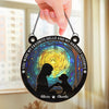 Custom Window Hanging Suncatcher Ornament - Personalized Pet Memorial Gifts For Dogs - Paws Forever Imprinted On My Soul