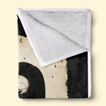 Custom Name Gothic Skeleton Couple Gifts - Personalized Blanket