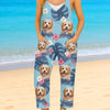 Custom Photo Casual Loose Overalls Jumpsuit - Personalized Summer Vacation And Travel Gifts For Dog Cat Lovers, Dog Dad And Mom, Cat Owners - Life’s Better With Fur