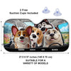 Custom Auto Windshield Sunshade, Car Window Protector - Personalized Birthday Gifts For Dog Lovers, Dog Dad And Mom - Too Cool to Brake