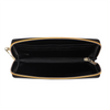 Custom Leather Long Wallet - Personalized Mother's Day Gifts For Mother, Grandmother - One Beat, One Love
