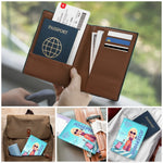 Custom Passport Cover, Passport Holder - Personalized Summer Vacation And Travel Gifts For Women, Travelers - Live For The Moments