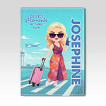 Custom Passport Cover, Passport Holder - Personalized Summer Vacation And Travel Gifts For Women, Travelers - Live For The Moments