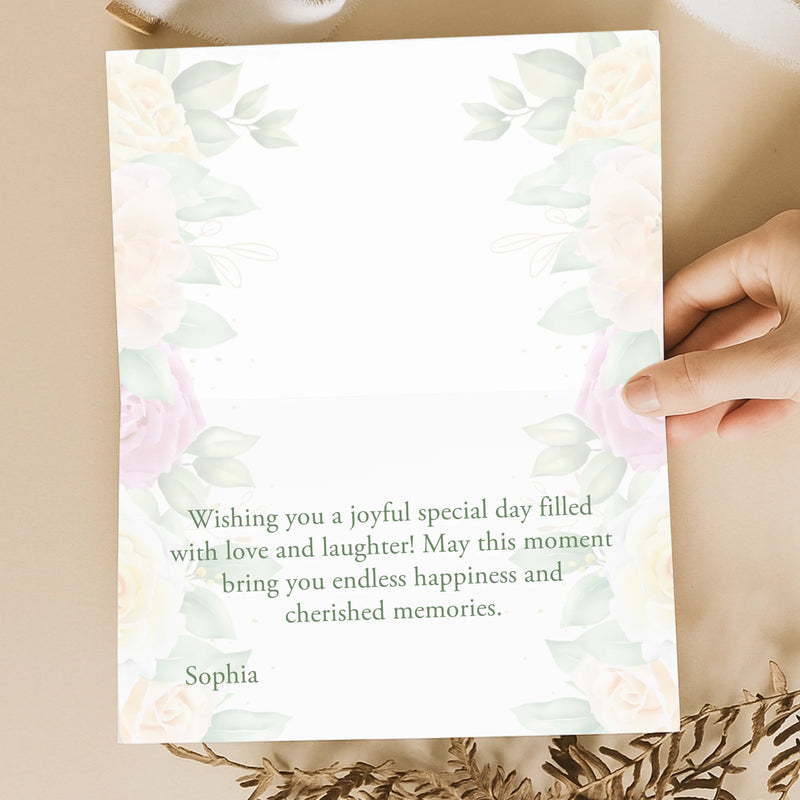 Greeting Card - Wishing You Smiles, New Arrival
