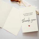 A Big Thank You