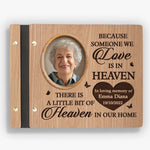 Custom Photo Memorial Keepsake - Personalized Wooden Scrapbook