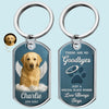 Custom Photo Keychain - Personalized Pet Memorial  Gifts For Dogs, Cats - My Guardian Angel