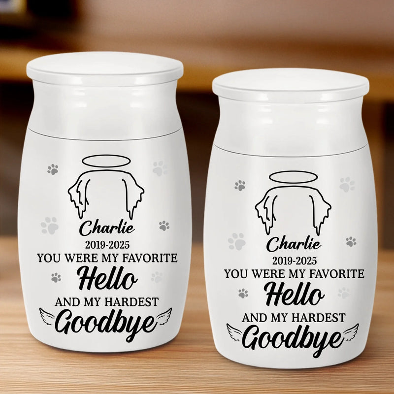 Custom Decorative Urn - Personalized Pet Memorial Gifts For Dogs, Cats - Love Lives On Always