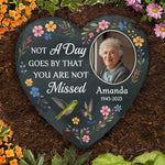 Custom Photo Memorial Garden Decor - Personalized Memorial Stone