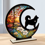 Custom Name Dog Lover Keepsake Gifts - Personalized Wood & Acrylic Plaque