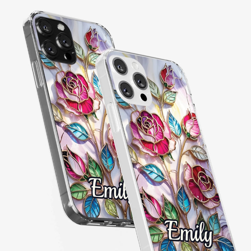 Custom Clear Phone Case - Personalized Best Friend Birthday Gifts For Best Friends, BFF, Sisters, Family, Yourself - Beauty In Every Petal