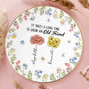 Custom 3D Inflated Effect Printed Full-Print Round Jewelry Dish - Personalized Best Friend Birthday Gifts For Women - Blooms Of A Lasting Bond