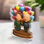 Custom Acrylic Plaque - Personalized Anniversary Wedding Gifts For Husband And Wife, Him And Her - Celebrating Years Of Endless Love