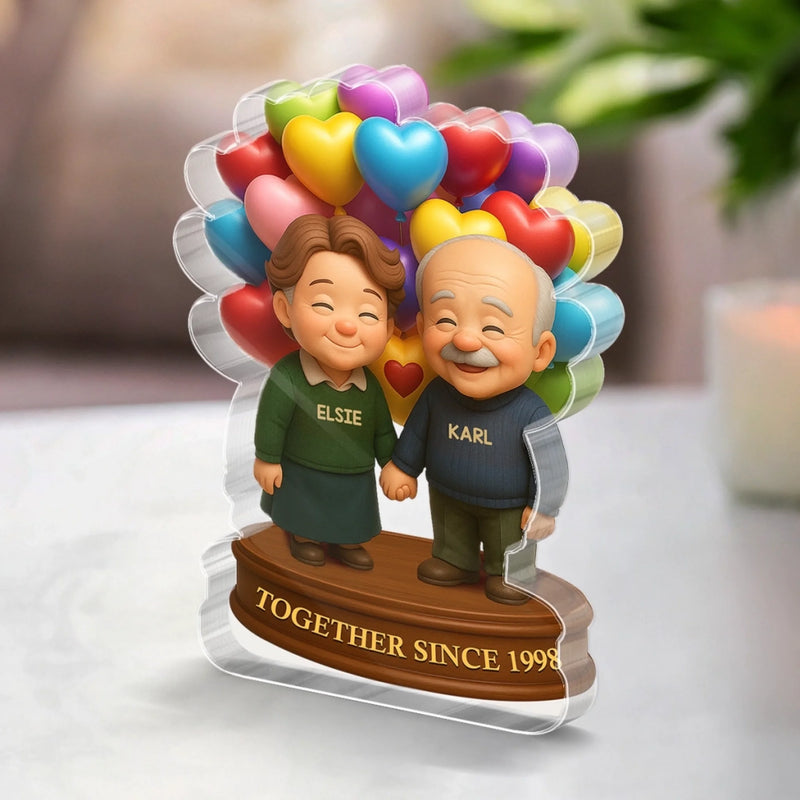 Custom Acrylic Plaque - Personalized Anniversary Wedding Gifts For Husband And Wife, Him And Her - Celebrating Years Of Endless Love