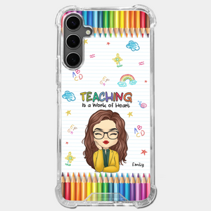 Custom Clear Phone Case - Personalized Birthday Gifts For Teachers - Teachers Grow Dreams