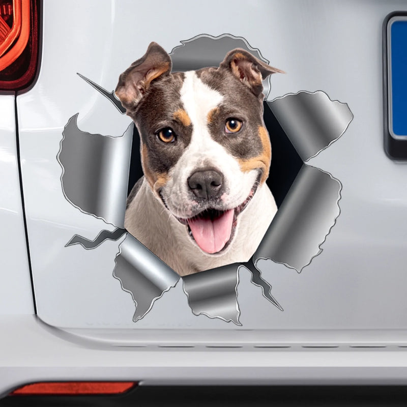 Custom Photo RV Decal - Personalized Birthday Gifts For Dog Cat Lovers, Dog Dad And Mom, Cat Owners - Cracking You Up, One Paw At A Time