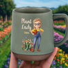 Custom Printed Stoneware 12oz Mug - Personalized  Garden Gifts For Gardeners - Sprout Goals