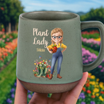Custom Printed Stoneware 12oz Mug - Personalized  Garden Gifts For Gardeners - Sprout Goals