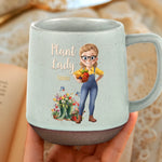 Custom Printed Stoneware 12oz Mug - Personalized  Garden Gifts For Gardeners - Sprout Goals