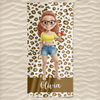 Custom Beach Towel - Personalized Summer Vacation And Travel Gifts For Women - Sun, Sand, And Sips