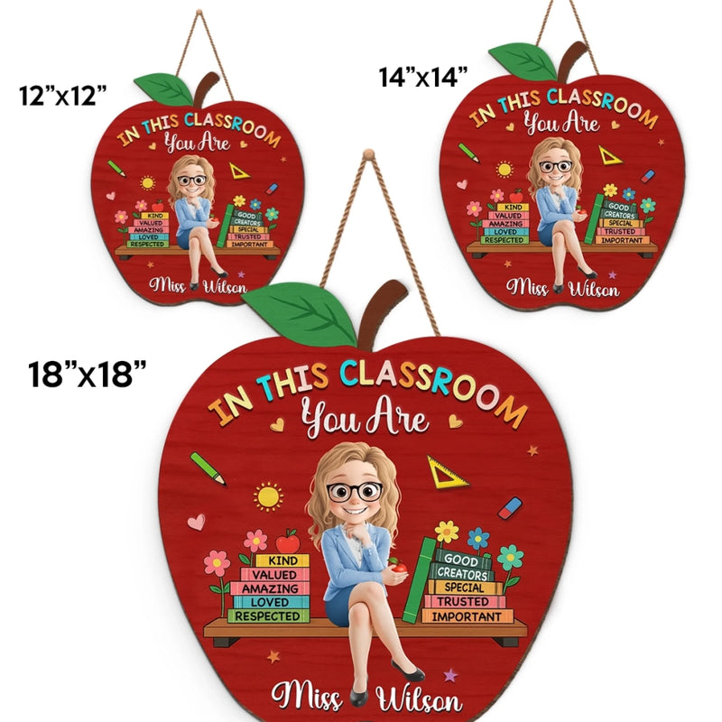 Custom Wood Sign - Personalized Back To School Gifts For Teachers - Kindness Is Always Cool
