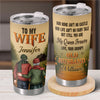Custom Tumbler - Personalized Anniversary Wedding Gifts For Husband And Wife, Him And Her - Love Never Gets Old