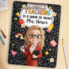 Custom Printed Acrylic Clipboard - Personalized Back To School Gifts For Teachers - Teaching Comes From The Heart