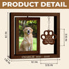 Custom Photo Rotating Wooden Frame - Personalized Pet Memorial Gifts For Dogs, Cats - Forever In My Heart