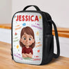 Custom Kids Lunch Bag - Personalized Back To School Gifts For Kids - Ready To Conquer First Grade