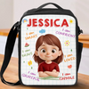 Custom Kids Lunch Bag - Personalized Back To School Gifts For Kids - Ready To Conquer First Grade