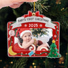 Custom Photo Acrylic Ornament - Personalized Christmas Baby Shower, Gender Reveal Gifts For New Moms, New Dads, New Parents - First Christmas, Forever Loved