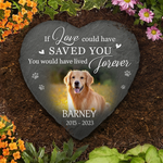 Custom Photo You Would Have Lived Forever AMZ - Memorial Personalized Custom Memorial Stone - New Arrival, Sympathy Gift, Gift For Dog Lovers, Pet Owners