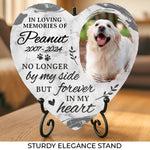 Custom Pet Photo Dog Memorial Gifts - Personalized Memorial Stone