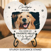 You were My Favorite Hello - Memorial Personalized Custom Heart Shaped Memorial Stone - New Arrival, Sympathy Gift For Pet Owners, Pet Lovers AMZ