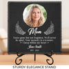 Custom Photo To Live In The Hearts - Memorial Personalized Custom Square Shaped Memorial Stone - Sympathy Gift For Family Members