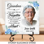 Custom Photo Grandma Memorial Gifts - Personalized Memorial Stone
