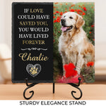 Custom Photo If Love Could Have Saved You - Memorial Personalized Custom Memorial Stone - New Arrival, Sympathy Gift For Pet Owners, Pet Lovers AMZ