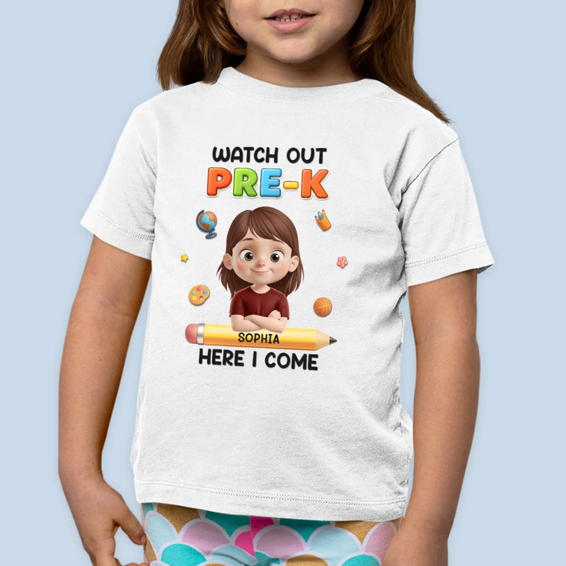 Custom Kids T-shirt - Personalized Back To School Gifts For Kids - Smart, Strong, And Curious