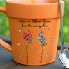Custom Plant Pot Ceramic Mug - Personalized Best Friend Birthday Gifts For Women - You’re My Favorite Flower -  Flower Pot Mug
