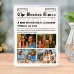 Custom Photo Rectangle Shaped Acrylic Plaque - Personalized Best Friend Birthday Gifts For Best Friends, Sisters - From Friendship To Family