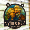 Custom Photo Window Hanging Suncatcher Ornament - Personalized Anniversary Wedding Gifts For Husband And Wife, Him And Her - Love That Lasts