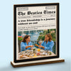 Custom Photo 2-Layered Wooden Plaque - Personalized Best Friend Birthday Gifts For Women - We Are Forever