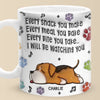 Custom 3D Inflated Effect Printed Mug - Personalized Birthday Gifts For Dog Lovers, Dog Dad And Mom - Canine Coffee Club President