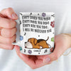 Custom 3D Inflated Effect Printed Mug - Personalized Birthday Gifts For Dog Lovers, Dog Dad And Mom - Canine Coffee Club President