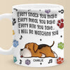 Custom 3D Inflated Effect Printed Mug - Personalized Birthday Gifts For Dog Lovers, Dog Dad And Mom - Canine Coffee Club President